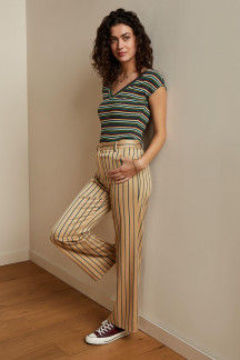 Marcie Pants Cubano Stripe